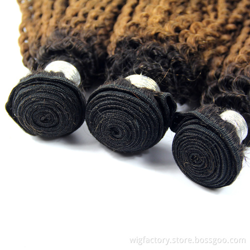 Real from China human hair,wholesale prices deep curly human hair, donor vendor 12a  unprocessed colored bundles